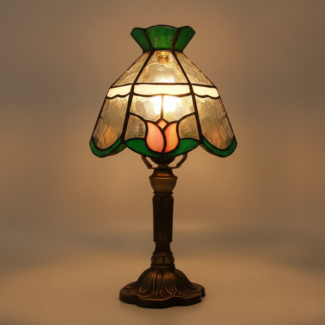 Lampada da tavolo a LED barocca antica