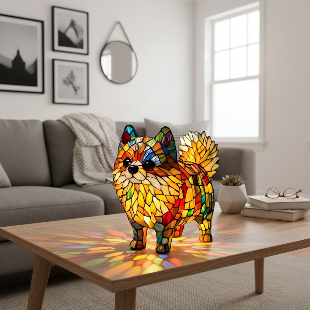 Volpino di Pomerania di Eterno Splendore e Luce del Focolare