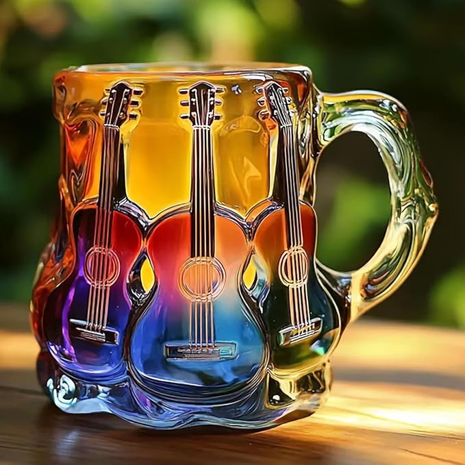 Tazza Artigianale con Chitarra 3D