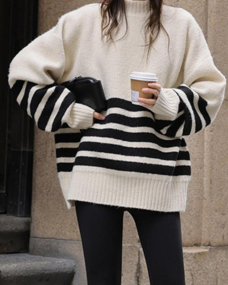 Il maglione a righe costiere