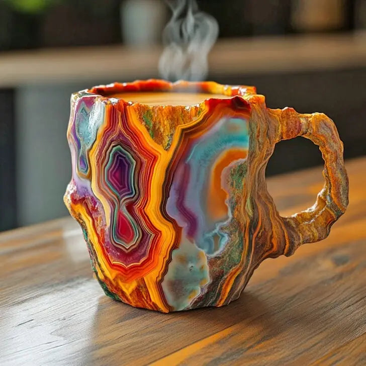 Tazze da caffè Krystal-Infused con minerali
