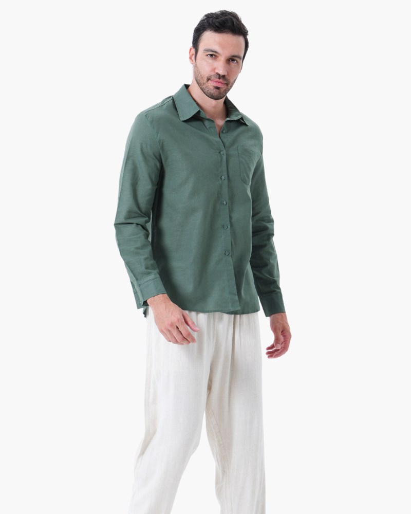 Completo lino Old Money (Manica lunga)