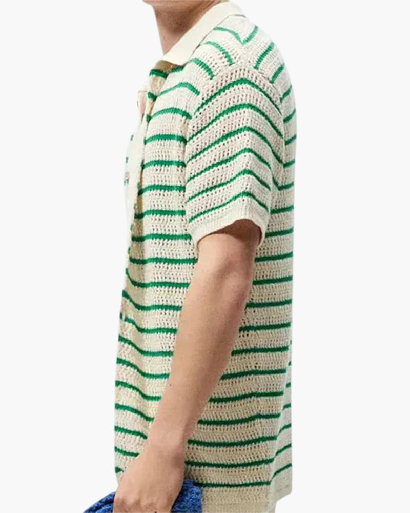 Marbella - Camicia in Maglia con Bottoni